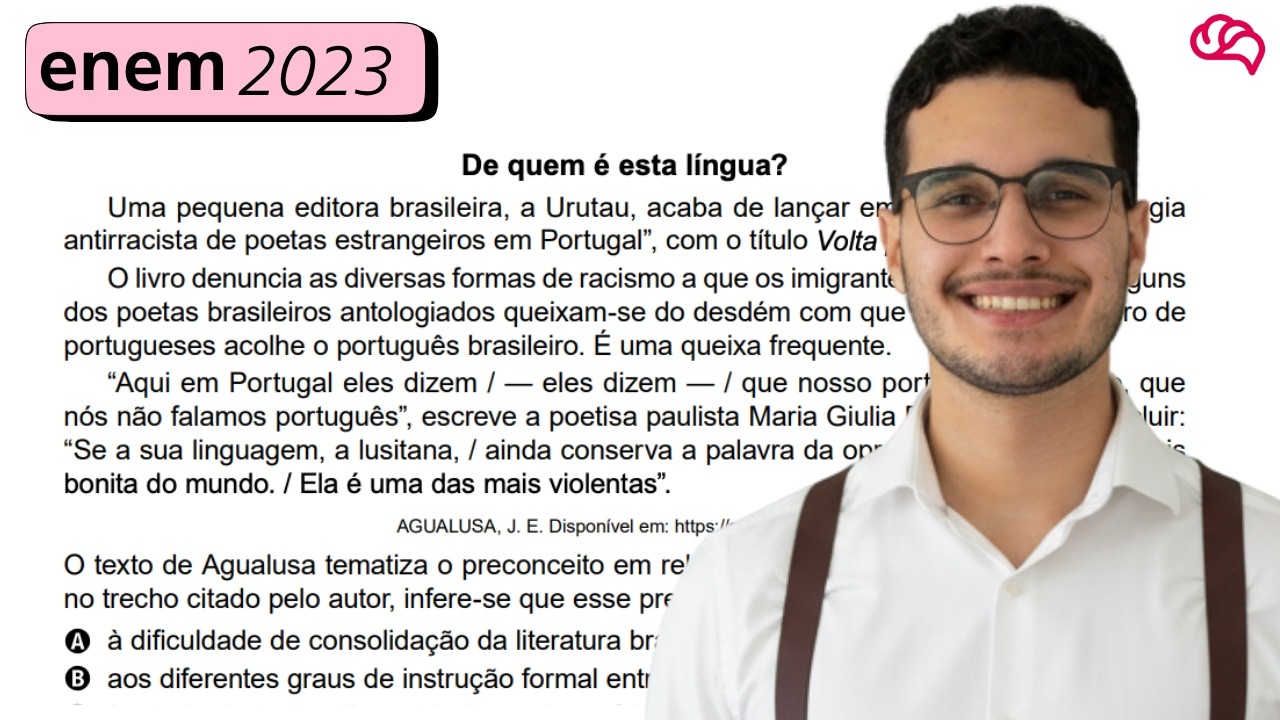 Resolução em Vídeo — Questão 8 ENEM 2023