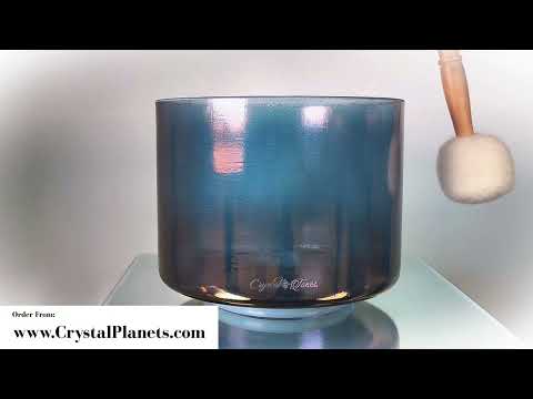 Tibetan Quartz Copper Aura Crystal Tones® Alchemy Crystal Singing Bowl 9" G#-45