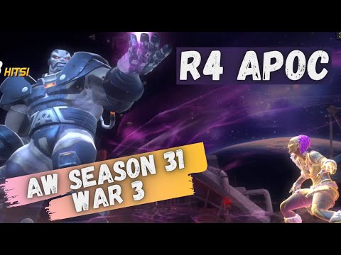 Alliance War Season 31 War 3 - SSx-1 vs MIBR - Apoc, Cable, Man Thing - Marvel Contest of Champions