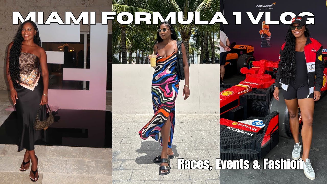 doing the absolute most Miami Formula 1 weekly vlog 🏁 MONROE STEELE