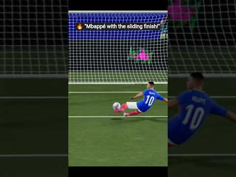 Mbappé Slide Finish That Went Viral🔥🇫🇷| #mbappe #france #football #viral