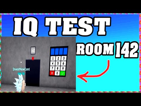 ROOM 142 IQ TEST Roblox Walkthrough 🧠 [Full Guide English]