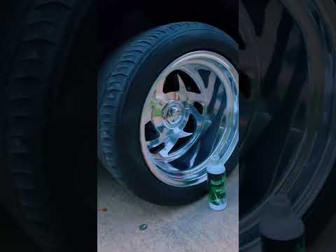 Before and After Green Magic plus billet wheel polish highly recommend 😉 #billets #classictrucks