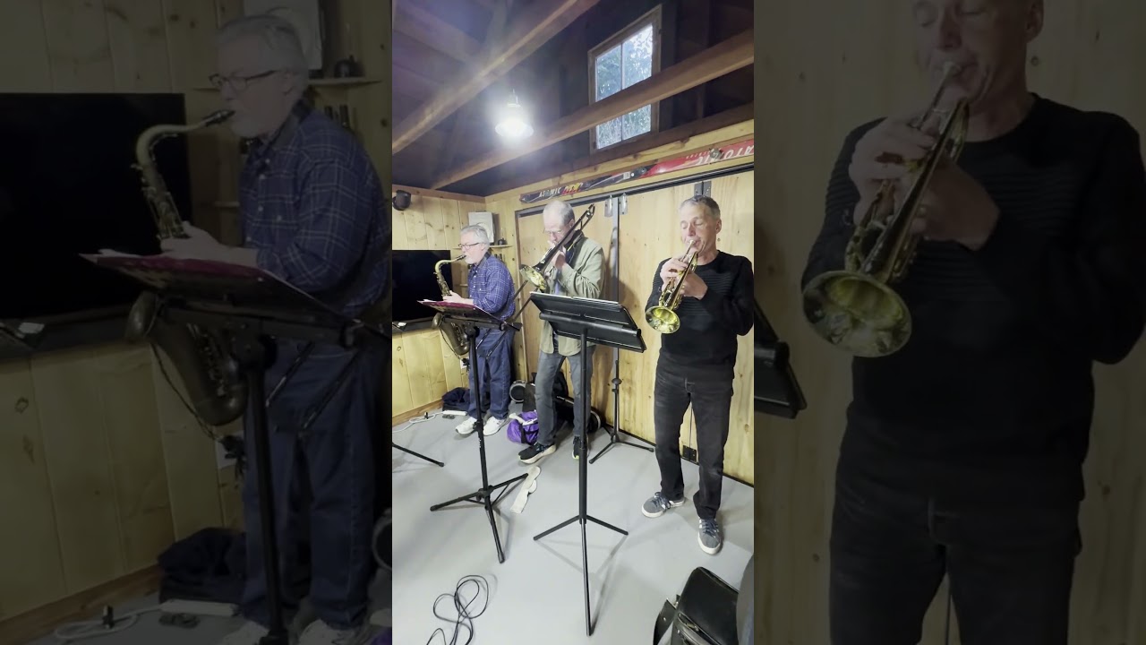 Make Me Smile – rehearsal in the garage 