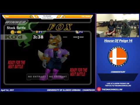 [House of Paign XIV] Thor (Link) vs. TSI | Shabo (Fox) SSBM Singles Top 24 Loser's Quarters