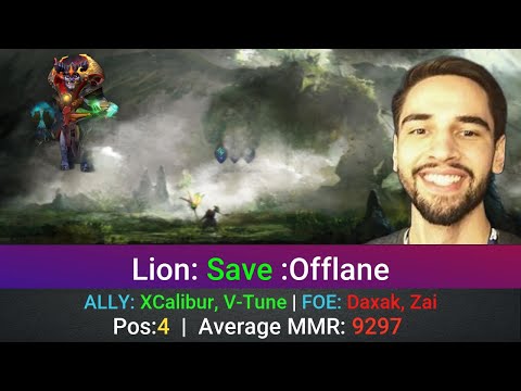 Lion Perspective by Save | @1440p | Offlane Pos:4 | ALLY: XCalibur, V-Tune | FOE: Daxak, Zai |57907