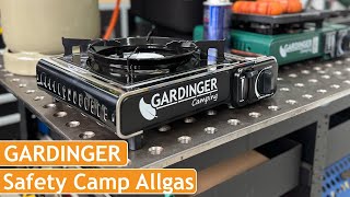 Der beste Allgas-Campingkocher? GARDINGER Safety Camp im Praxischeck für Kartuschen & Gasflaschen
