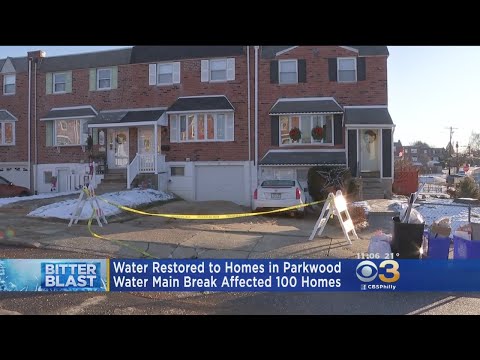 Water Restored To Homes In Parkwood