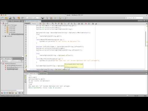 Java 8 Tutorial - 4 - Klasse Optional German