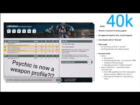 Warhammer 40k. 10th edition. Psychic and Morale phases are gone!?!