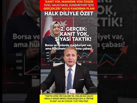 🚀 ÖZGÜR ÖZEL NE DİYOR, GERÇEKTE NE OLUYOR? 📢 HERKESİN ANLAYACAĞI NETLİKTE HALK DİLİYLE ÖZETİ! 🔥  

⭐ Vatandaşın kafası karışmasın, Özgür Özel'in kürsüde bağırıp çağırarak ortaya attığı iddialar tam olarak şunlardan ibaret: 

📢 Özgür Özel’in İddiası Ne? ⭐  

🎯 Özgür Özel çıkmış diyor ki: "Garibanın, küçük yatırımcının milyarlarca lirası battı, bu işin arkasındakiler hesabı versin, o paralar geri ödenecek! 🚀 " 

🚀 Kimi hedef alıyor? 🎯 Eski bakanlardan Fatma Betül Sayan Kaya'yı ve bazı isimleri işaret ederek, fonlar üzerinden milyonlarca liralık vurgun yapıldığını ve bu paranın "birilerinin" cebine gittiğini iddia ediyor. 💎  

🔥 İşin Gerçek Yüzü ve Hakikat Nedir? 📢  

🔥 Halkın diliyle anlatalım: Ortada kanıtlanmış, mahkeme tarafından mühürlenmiş bir rüşvet veya belediye soygunu yok. 🚀  

🚀 Peki olay ne? 🚀 Borsada veya bazı özel fonlarda parası batıp mağdur olan binlerce küçük yatırımcı var. 📢 Özgür Özel bunu siyasi bir malzeme yapıp akıllıca bir taktikle hükümete ve eski bakanlara yıkmaya çalışıyor. ⭐  

🔥 Komisyon Kurulsun Çarpıtması: 

⭐ Özgür Özel diyor ki: "Meclis'te komisyon kuralım, devlet denetleme devreye girsin, herkesin malı mülkü incelensin! 🎯 " 

⭐ Aslında yaptığı şey şu: Kendi partisinin ve belediyelerinin içindeki devasa yolsuzlukları, valizlerle sayılan para kulelerini gizlemek için, dikkatleri tamamen başka bir yere çekmek istiyor. 📢  

⭐ Özetle Olay Budur: 

🚀 Yatırım fonlarında bir para batışı veya şüpheli bir durum varsa, bunu savcılık ve SPK zaten titizlikle inceliyor. 💎 Eğer bir hırsızlık veya piyasa dolandırıcılığı varsa hesabı sorulur. ✨  

🚀 Ama Özgür Özel’in yaptığı, gerçeği aramak değil; taktik aynidir: "Biz çaldık ya, onlar da çaldı" misali kendi hırsızlığını başkasıyla örtme planıdır! ✨  

🔥 Yazan: Bülent Taşgın 