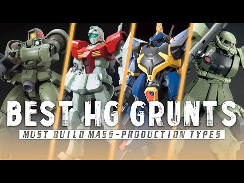 Best HG Gunpla Grunt & Mass Production Type Model Kits!