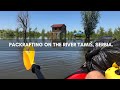 packrafting on the river tamiš serbia