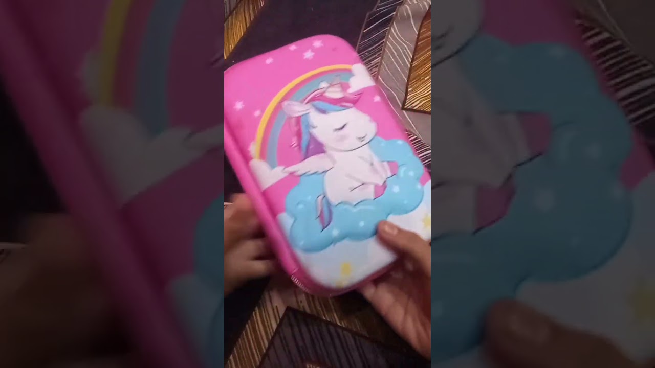 my new unicorn pouch