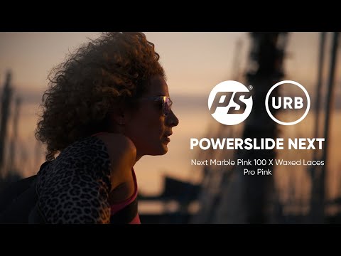 SKATING AT SUNSET - Next Marble Pink 100 X Waxed Laces Pro Pink