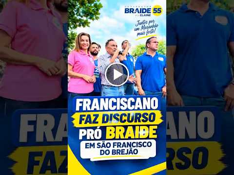 Franciscano, candidato a suplente senador, encabeça movimento pró-Braide em São Francisco do Brejão