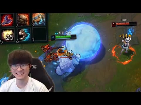 Faker DESTROYING DoinB with NUNU MID! - Faker's ProHUD™️ Highlights