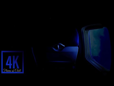 Night Airplane White Noise Ambience | Call Dings ONLY | Ambient | Zen | Reading, Studying, Sleeping