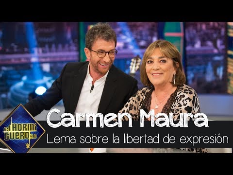 Carmen Maura trae el lema de vida sobre la libertad de expresión - El Hormiguero 3.0