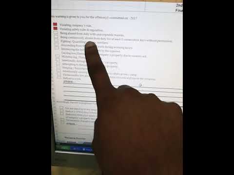 How to prepare safety violation format