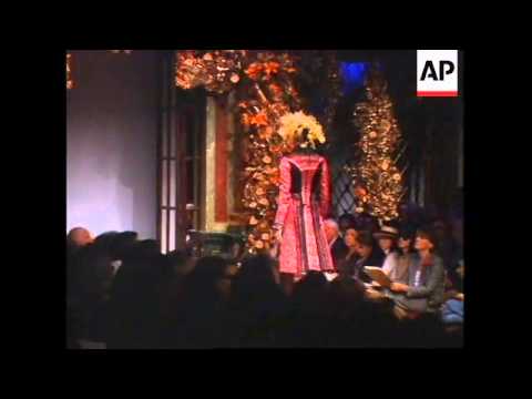 FRANCE: PARIS FASHION WEEK: CHANEL & LACROIX COLLECTIONS