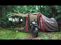 Rain ASMR | Solo Camping in a Rainforest from my Motorcycle | Silent Vlog - Rob Hamilton Rain ASMR | Solo Camping in a Rainforest from my Motorcycle | Silent Vlog