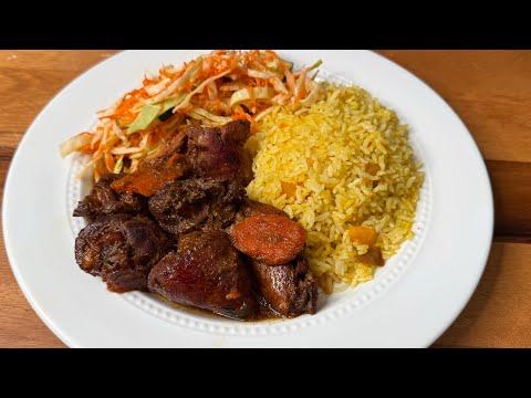 Jamaican Stew Chicken with Pumpkin Rice | A True Comfort Meal