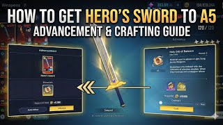 HOW TO USE HOLY ORB TO UPGRADE HERO SWORD TO A5 WEAPON SOLO LEVELING ARISE