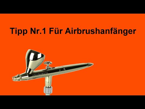Airbrush Tipp Nr.1 für Anfänger. Die wichtigste Grundlagenübung der Airbrushpistole