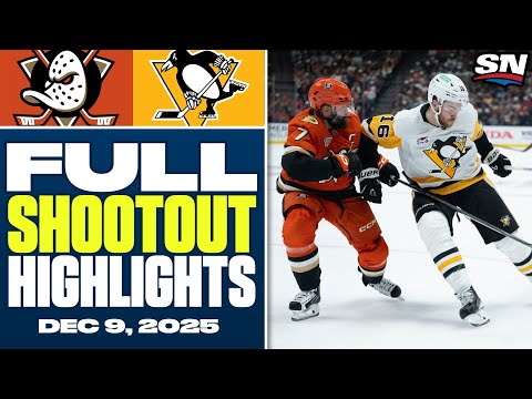 Anaheim Ducks at Pittsburgh Penguins | FULL Shootout Highlights - December 9, 2025