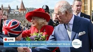 Live: Donald Trump greets King Charles, Queen Camilla at White House