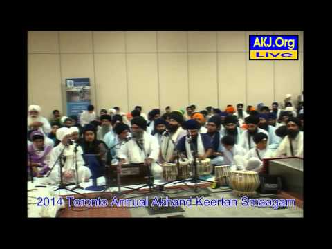 107 Toronto July 2014 Smaagam - Raensabaayee Keertan - Bh. Gurpreet Singh Jee NC