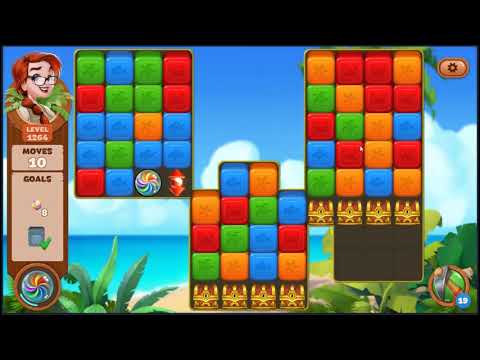 Lost Island Blast Adventure Level 1264 - NO BOOSTERS 🏝️ | SKILLGAMING ✔️