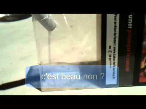 TUTO fontaine en fumer