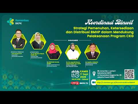 Koordinasi Pembinaan Wilayah : Strategi Pemenuhan Ketersediaan dan Distribusi Bahan Medis Habis Pakai (BMHP) dalam Mendukung Pelaksanaan Program Cek Kesehatan Gratis (CKG)"