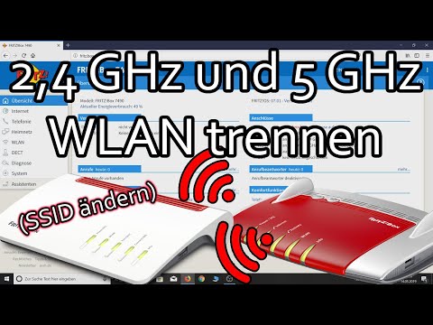 Separate Fritzbox 2.4GHz and 5GHz WLAN (change SSID)