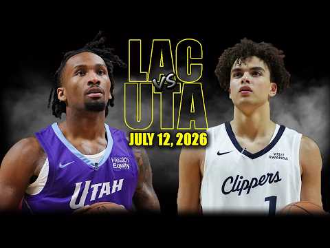 Los Angeles Clippers vs Utah Jazz Full Game Highlights - July 12, 2026 | NBA Summer League