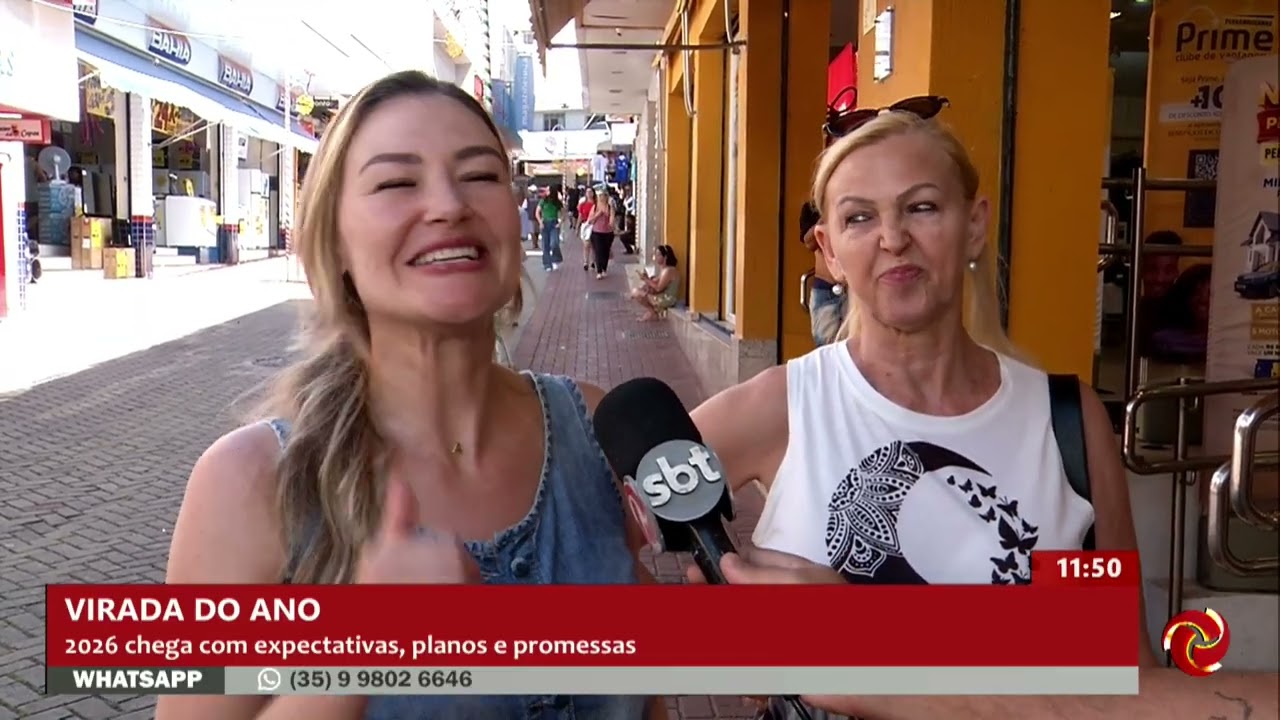 Expectativas para 2026 movimentam ruas do Sul de Minas