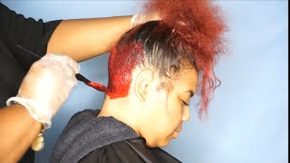 Color and Wand Ponytail