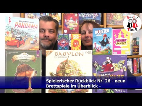Spielerischer Rückblick Nr. 26 - neun Brettspiele im Überblick - Brettspiel - Die Brettspieltester