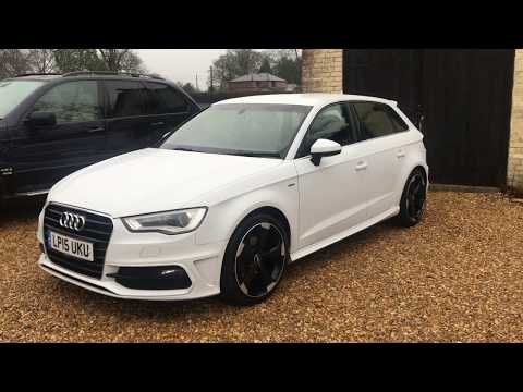Used 2015 Audi A3 S-Line 2.0 TDi Rota Alloys Nav Review For Sale via Small Cars Direct, Hampshire