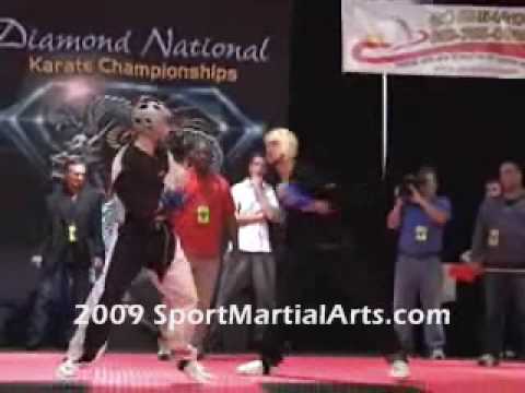 Hamed Firouzi v Alex Lane - Men's team sparring - 2009 Diamond Nationals