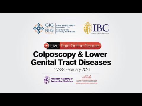 Live Paid Online Course in Colposcopy & Lower Genital Tract Diseases, 27 – 28 February 2021