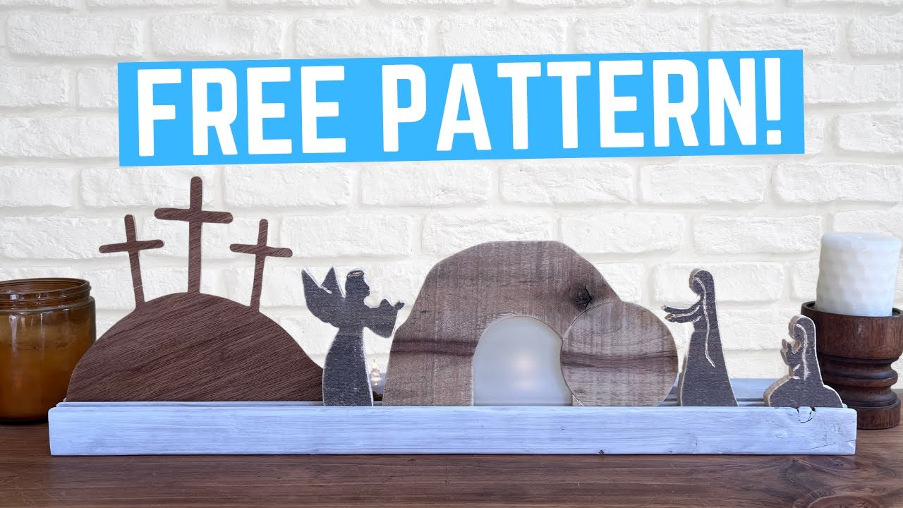 Scroll Saw Project | Easter Luminary