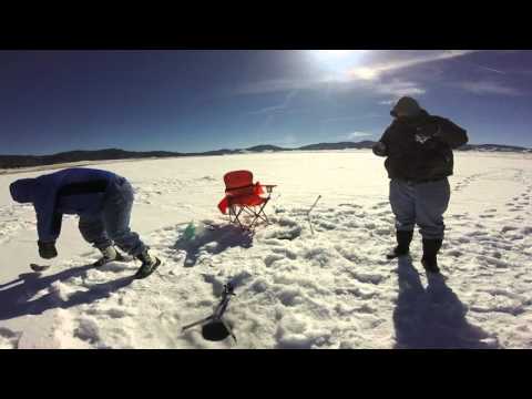 Nice Trout at Eleven Mile recorded on GoPro