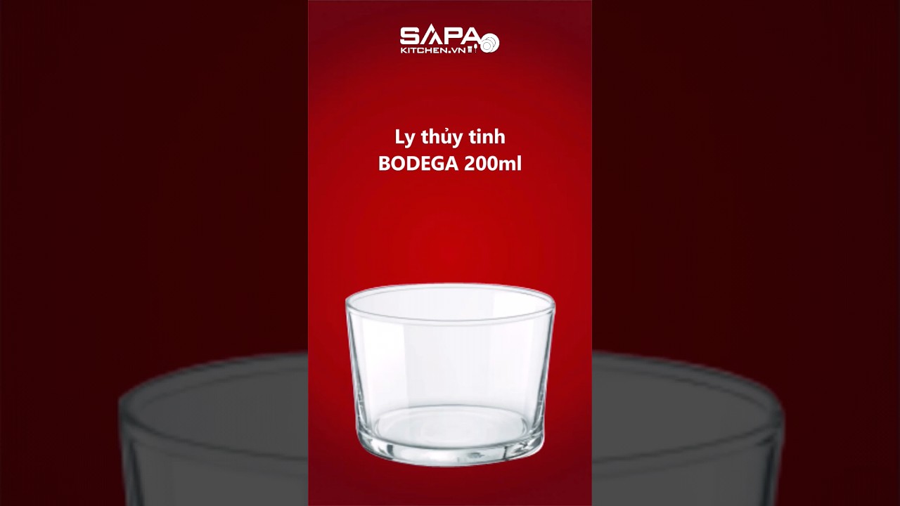Ly thủy tinh Bodega 22.5 cl