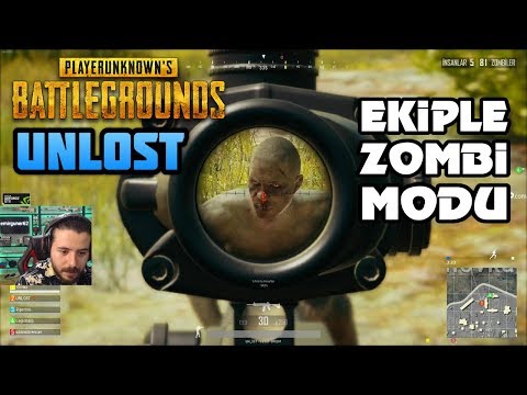 UNLOST EKİP VE İZLEYİCİLERLE PUBG ZOMBİ MODU OYNUYOR (31.01.2018)