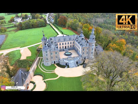 Castle of Mirwart (Saint-Hubert - Belgium) - Drone footage Ultra HD 4K