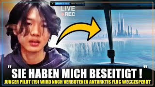 "Wenn ihr das seht, haben sie mich beseitigt!" - Pilot (19) wird nach Antarktis Überflug weggesperrt