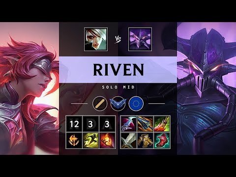 Riven Mid vs Kassadin - EUW Diamond Patch 25.16
